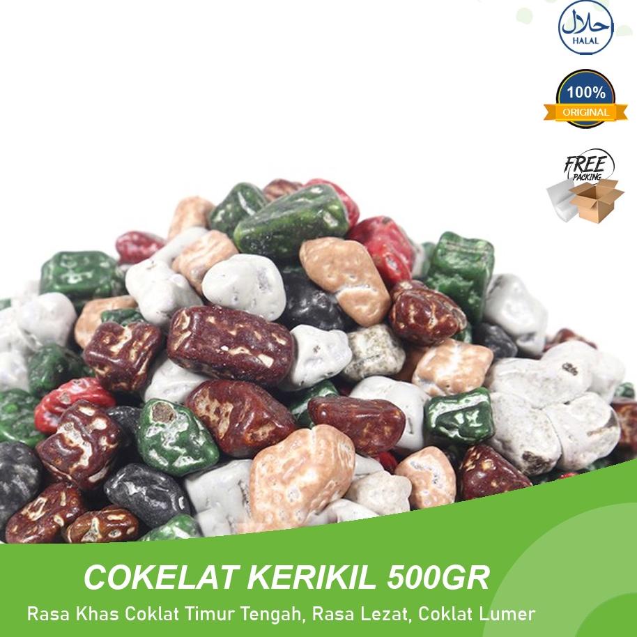 

❆ Cokelat Premium Kerikil 500gr Manis Crunchy Khas Turki Kualitas Cocok Untuk Souvenir & Buka Puasa ♤