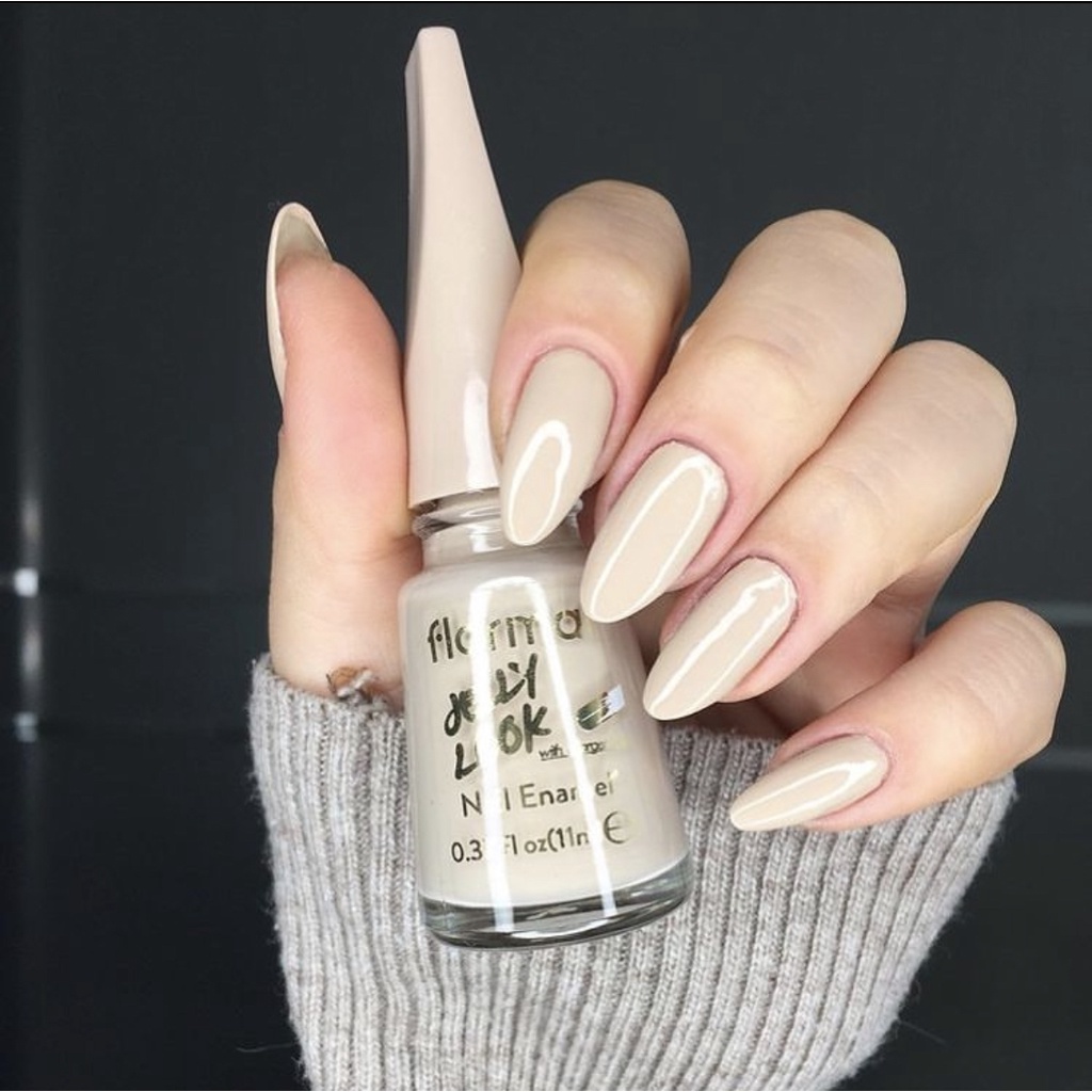 JL26 My Cappuccino - Flormar Nail Enamel Jelly Look - Flormar Nail Polish - Cat Kuku Halal Turki - K