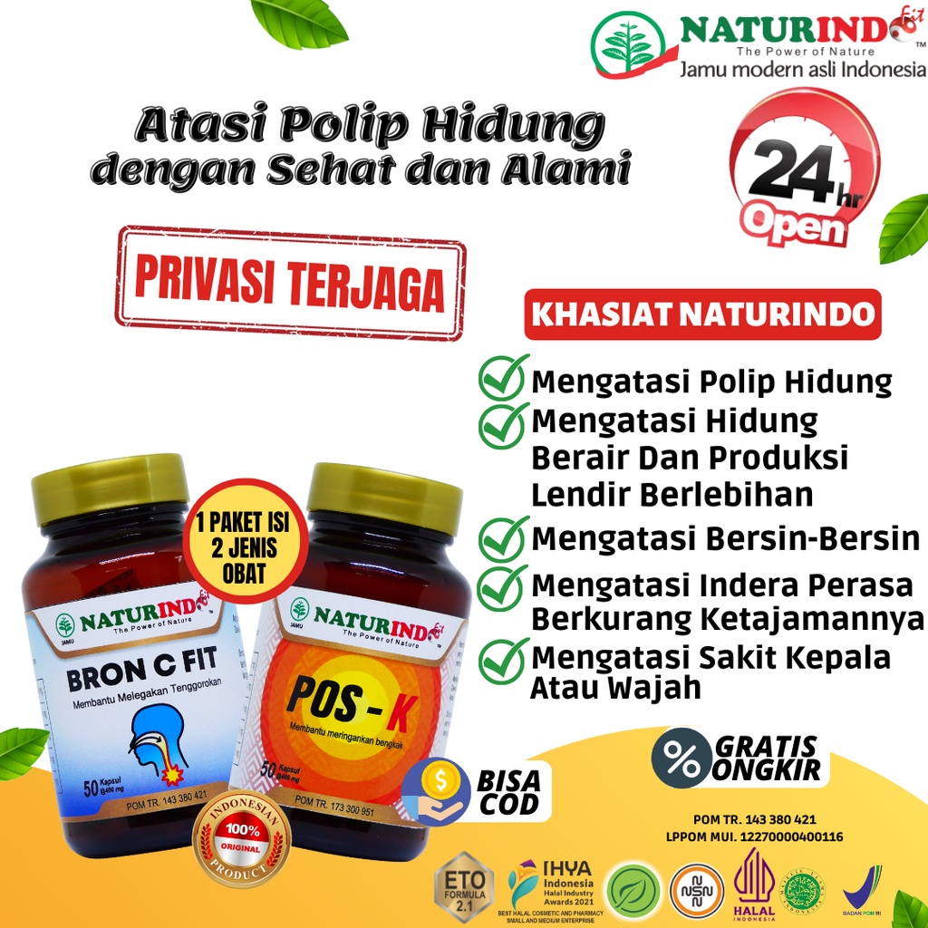 Herbal Obat Polip Hidung Obat Hidung Tersumbat Hidung Mampet Gurah Hidung Radang Hidung Bengkak Obat