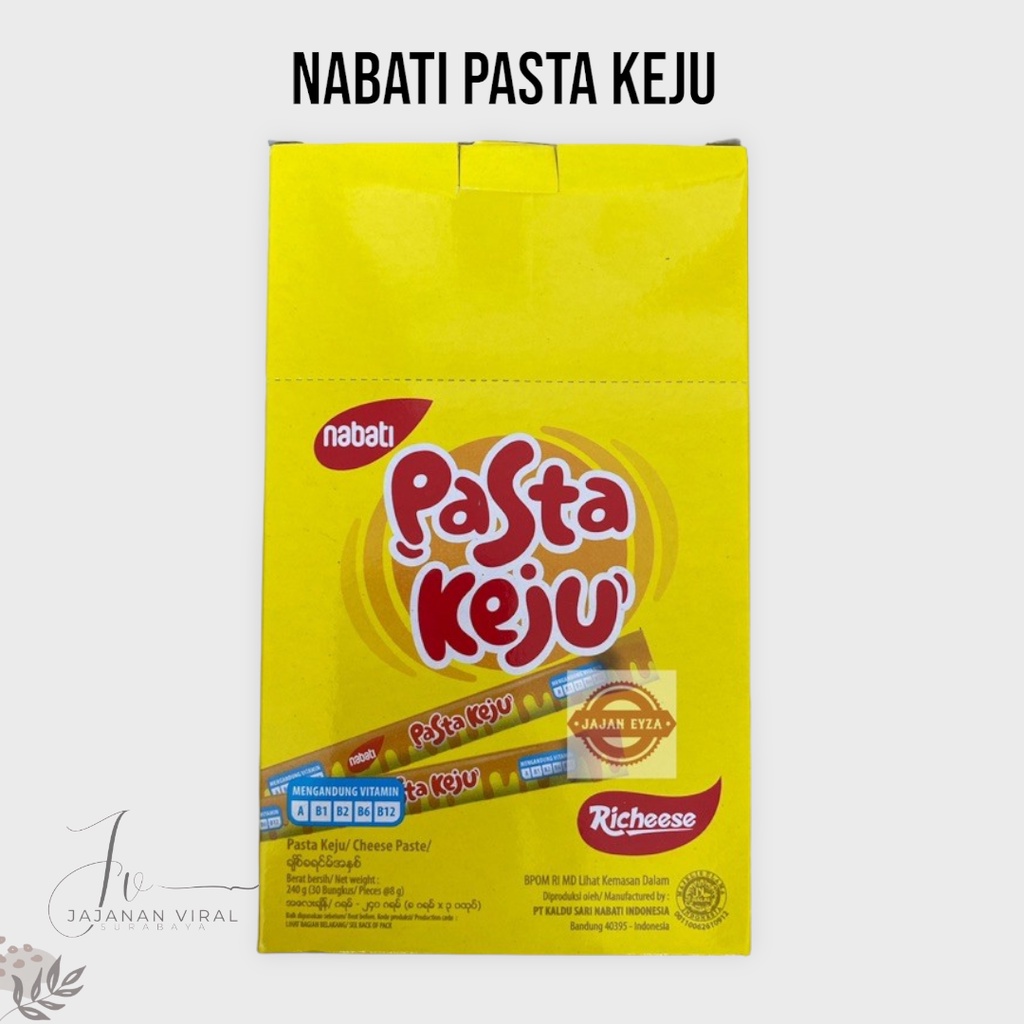 

Nabati Pasta Keju Richeese Box Isi 30Pcs