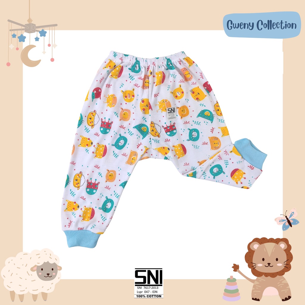 CELANA PANJANG BAYI UNISEX COTTON GWENY MURAH