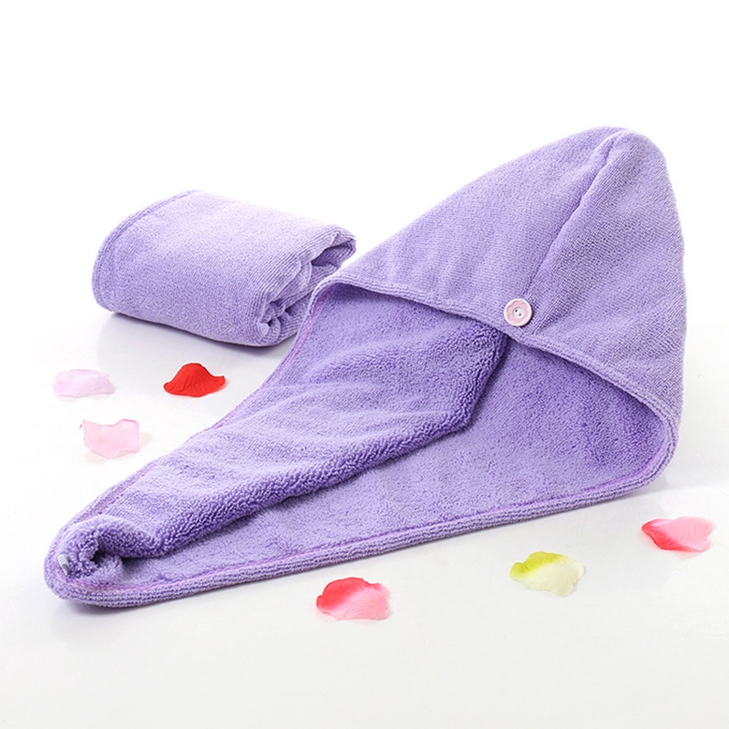 Handuk Keramas Pengering Rambut Kepala Microfiber Magic Towel Souvenir Pernikahan Syukuran 97