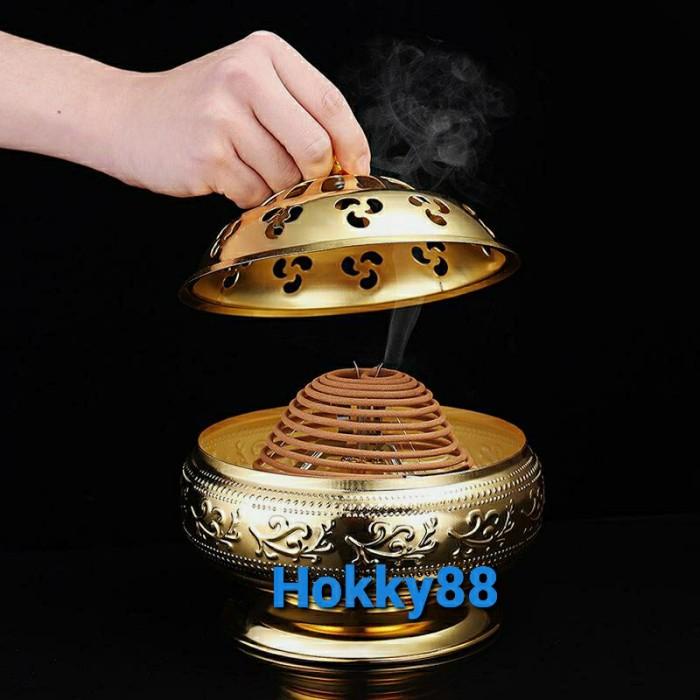 Terlaris Tempat Bakar Dupa Lingkar 24 Jam Tutup/Tempat Dupa Hio Lingkar 24Jam