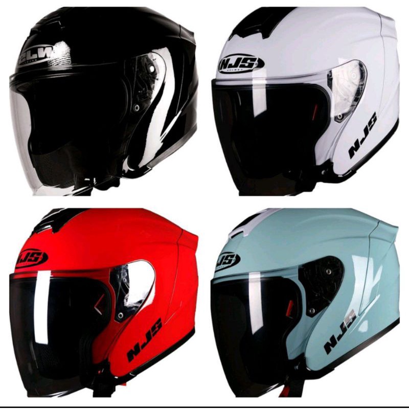 NJS KAIROZ HELM HALF FACE 100% ORIGINAL