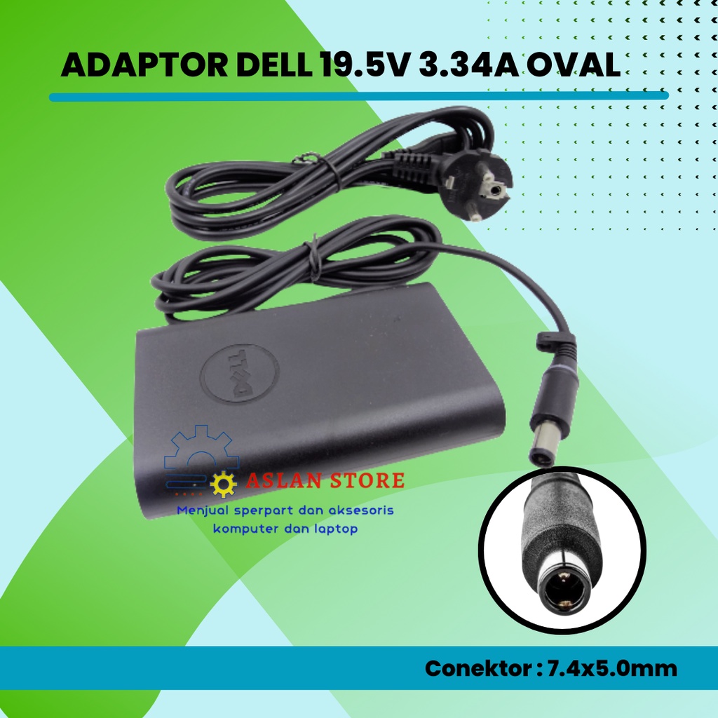 Adaptor Dell Inspiron 19.5V 3,34a 65W Laptop N6M8J Dell Latitude E6320 E6330 E6430S E7240 E7250 E7270 E7450