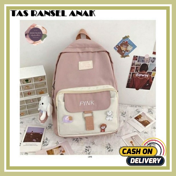 2023 Yige Bag Tas Sekolah Anak Perempuan Anak Laki Laki Backpack Anak Tk Sd Smp Sma Kuliah Multifung