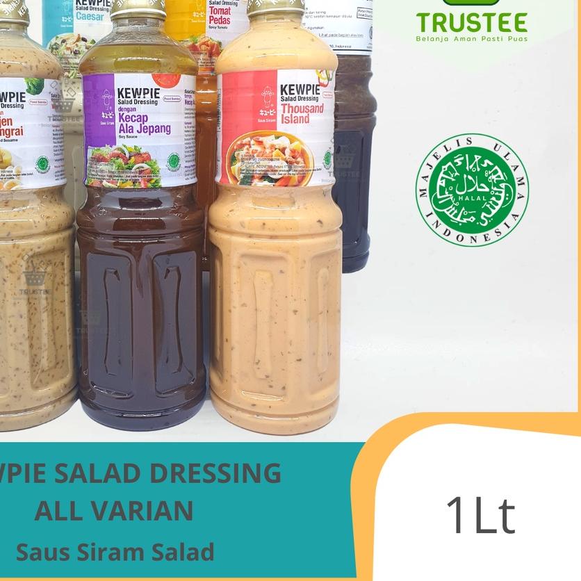 

❀ Kewpie Salad Dressing / Saus Siram Halal 1 liter ☟