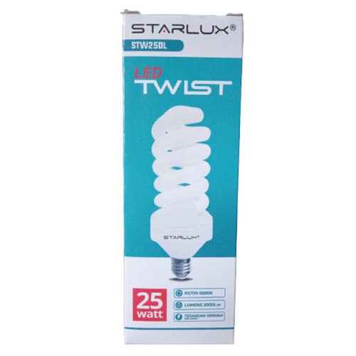Lampu LED bohlam spiral tornado twist 25w, 30w, 50w STARLUX