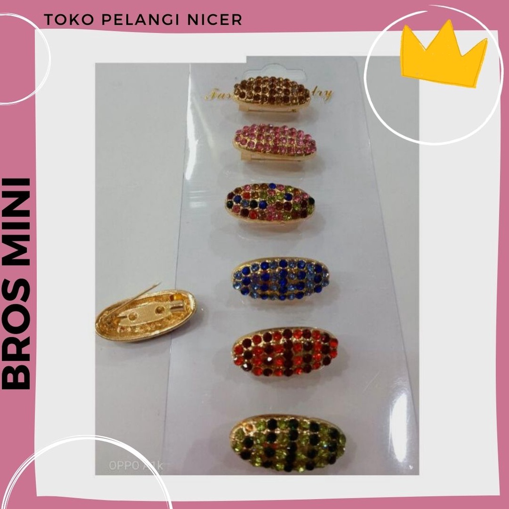 Bros Dagu Mini  Permata by TokoPelangiNicer Pusat Grosir Aksesoris Bross