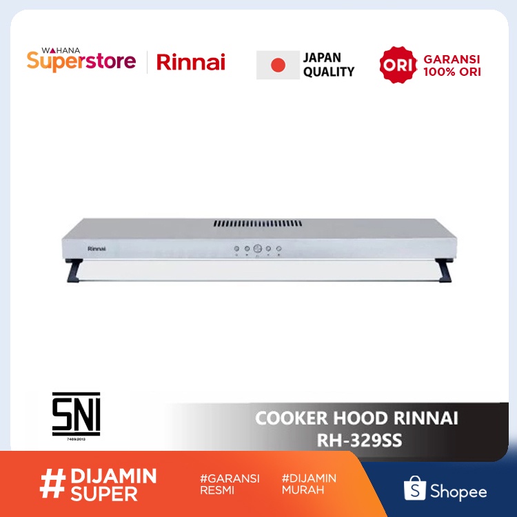 Rinnai Cooker Hood Tudung Asap - RH329SS | RH-329SS