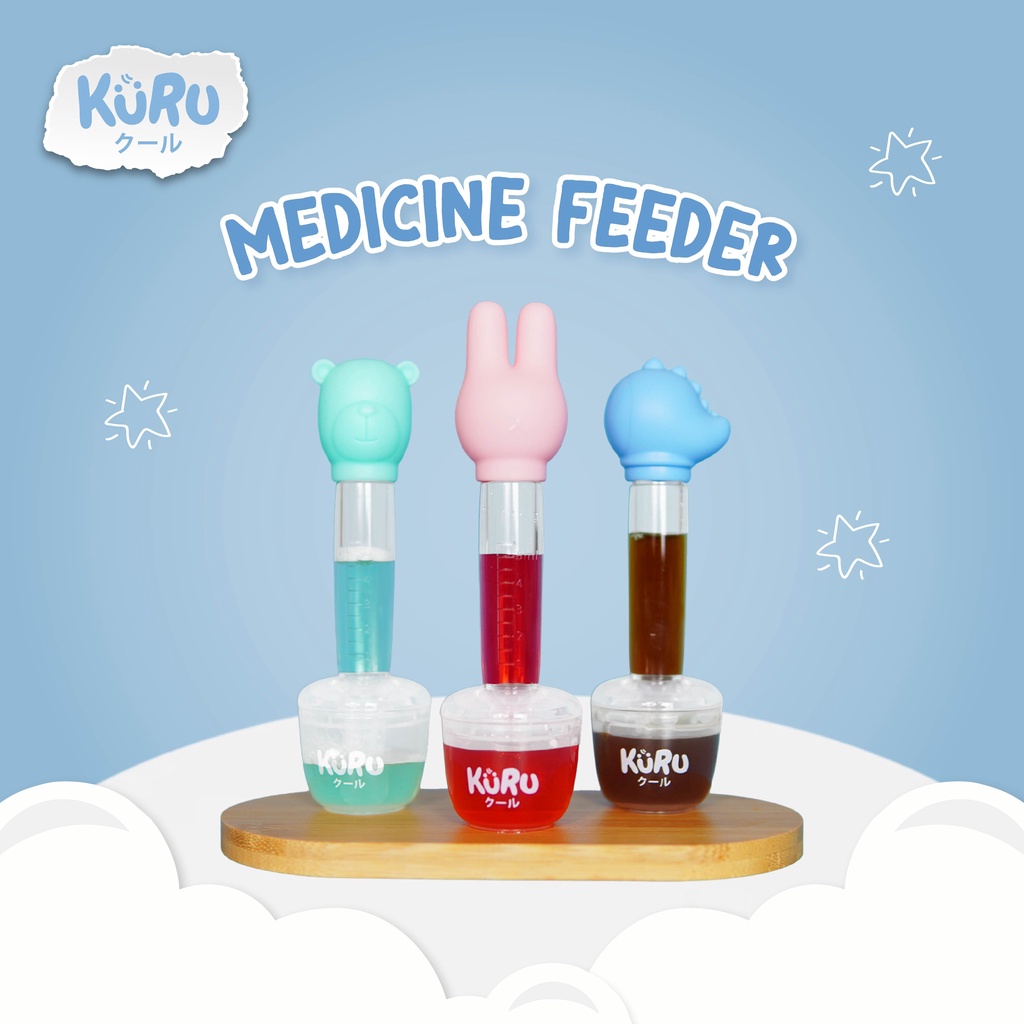 KURU Baby Medicine Feeder MF1 | Alat Bantu Minum Obat Susu Pipet Bayi MBS