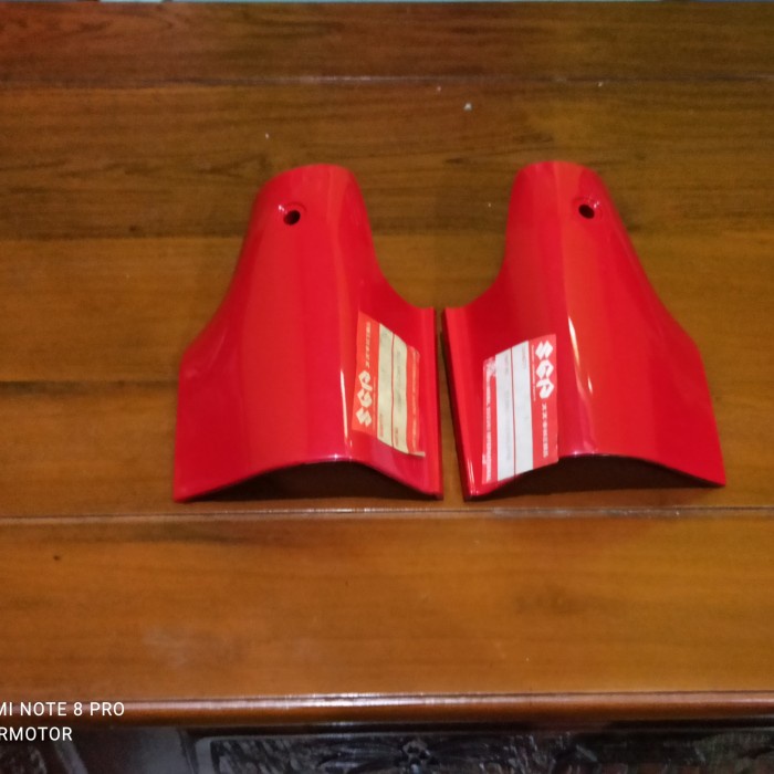 #####] Sepasang Tutup As Shock Depan Suzuki Tornado Shogun Kebo Merah