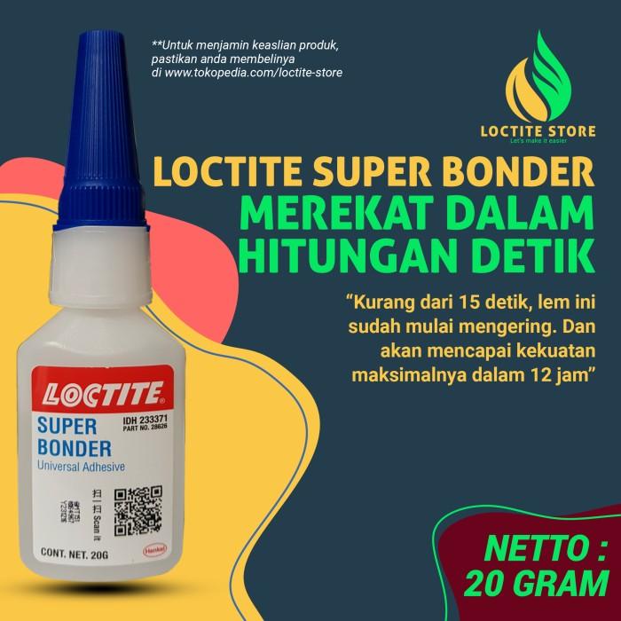 

LEM SUPER LOCTITE SUPERBONDER UNTUK PLASTIK BESI DAN MATERIAL RINGAN