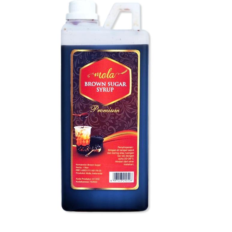 

❊ Mola Brown Sugar Gula Merah Cair 1 Liter Organik ❊