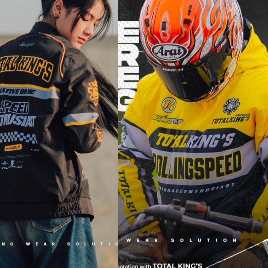 ➸ Jaket Rollingspeed x Total Kings Gratis Stiker ☉