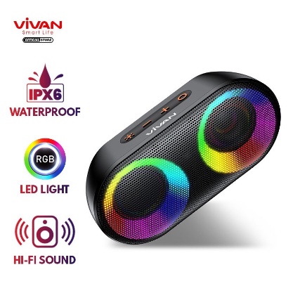 VIVAN Speaker Bass Portable TWS VS-16 Speaker Bluetooth VS16 Waterproof