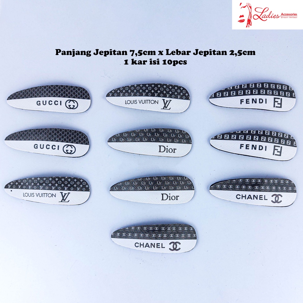 Jepitan Dewasa Branded 1 Kar (Isi 10 Pcs) 5 Model ( JP09 )