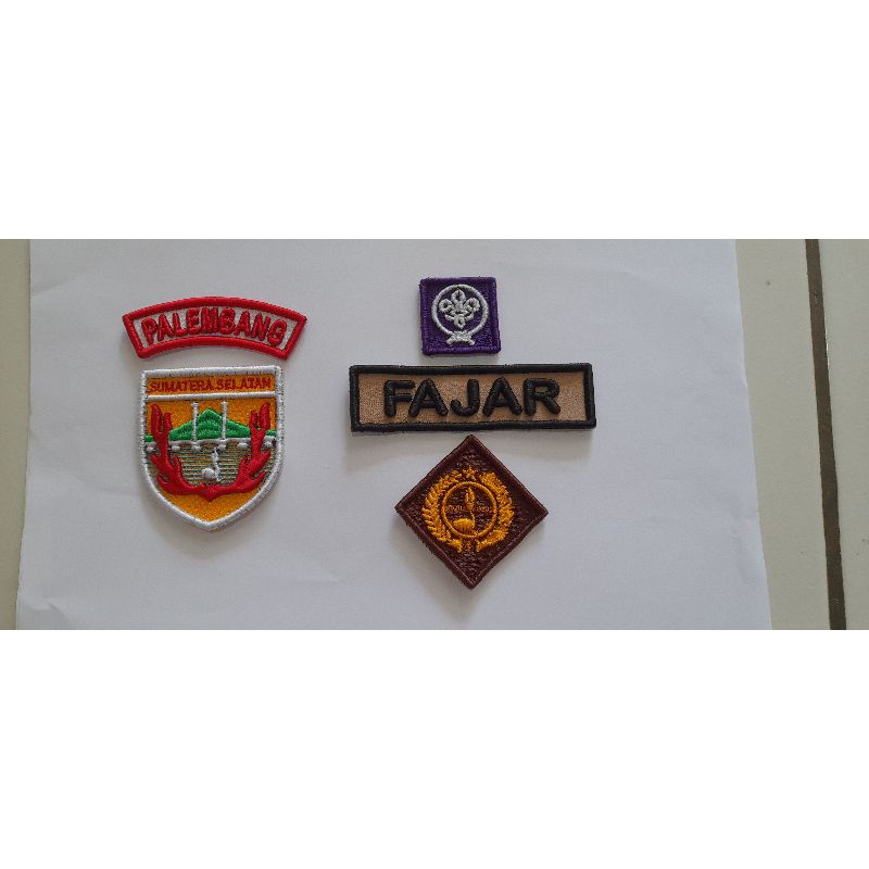 Bordir Timbul Atribut Pramuka custom