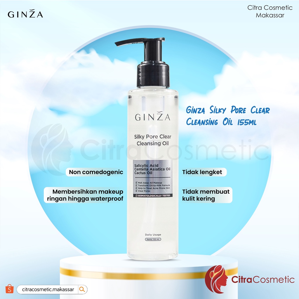 Ginza Cleansing Oil 155 Ml Series | Silky Barrier Care | Silky Pore Clear