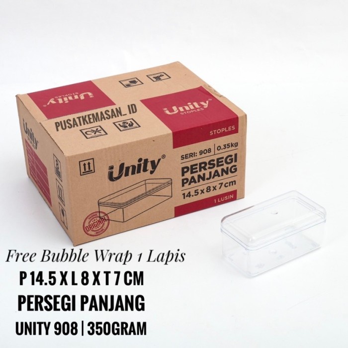 Stoples Unity Tipe 908 Kue Kering Nastar 350 gram Toples Mika Tebal