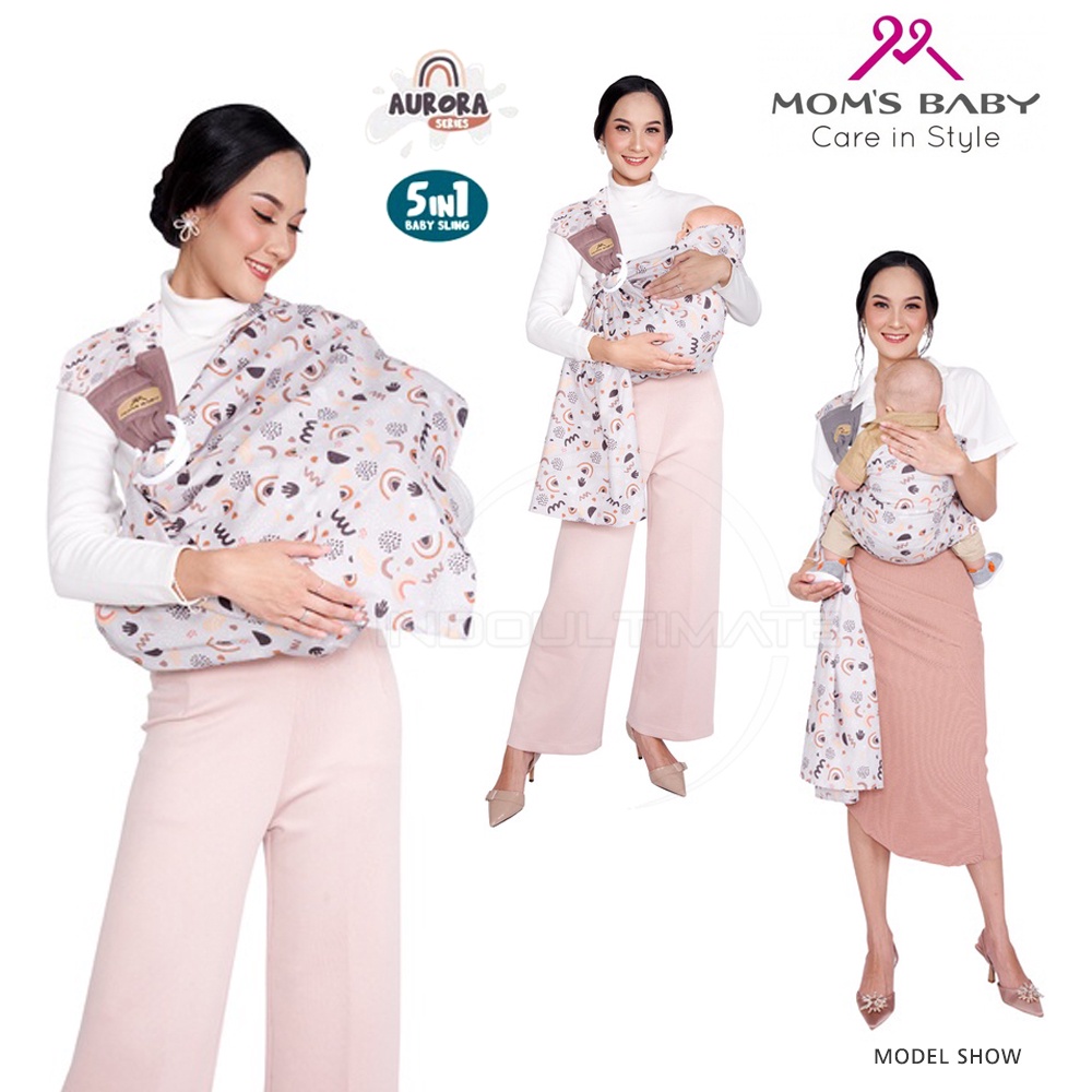 5in1 Way Gendongan Samping Multifungsi model terbaru 2023 Gendongan MOM'S BABY Gendongan Bayi BY-166-GB Samping Gendongan Multifungsi Gendongan Bayi Instan Anti Pegal