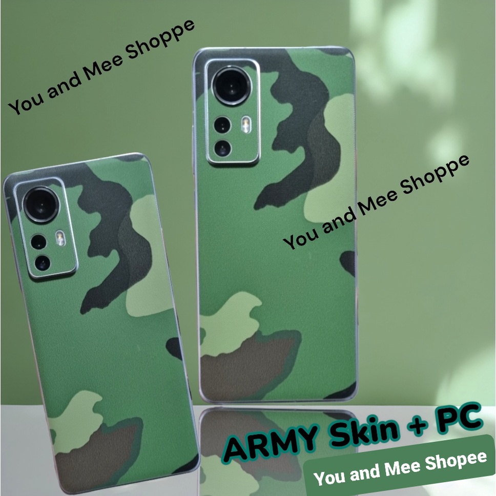 ARMY Skin Back Casing Samsung A04 A04E A04s A03 A03s A03Core A02 A02s A01 Core M62 M53 M52 M51 M33 M32 M31 M14 M30s M23 M22 M21 M20 M13 M12 M11 M10 M02 M02s Garskin Belakang Hijau Loreng Green Motif Tentara Bagus Anti Jamur Stiker Murah Sticker 4G 5G E S