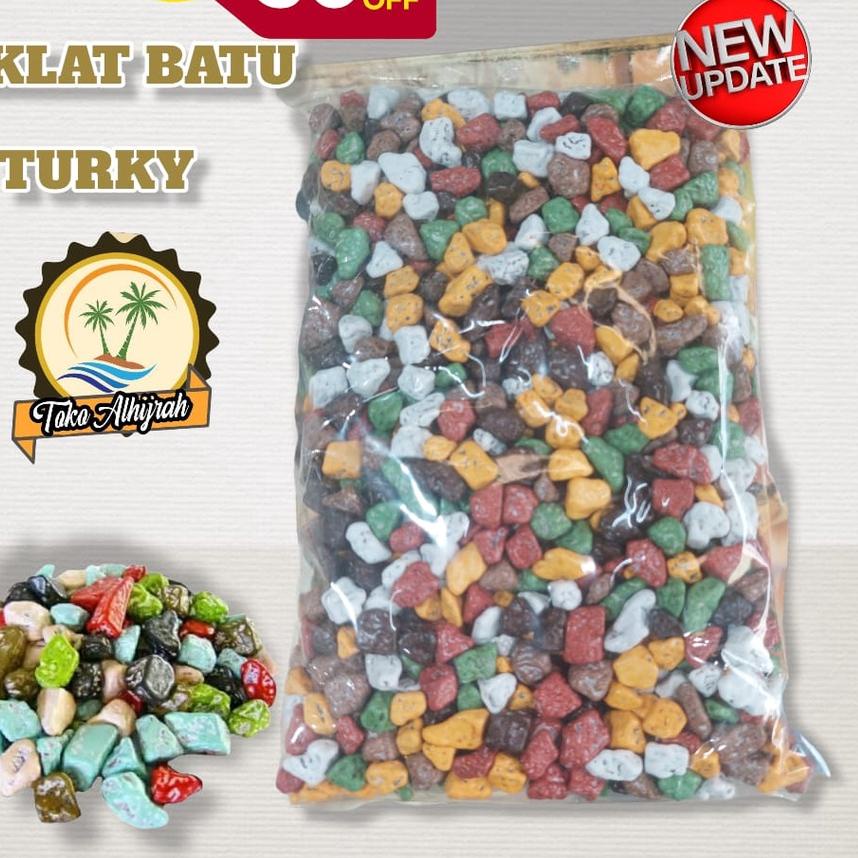 

✭ Coklat / cokelat batu krikil saudi / turky 1kg ✱