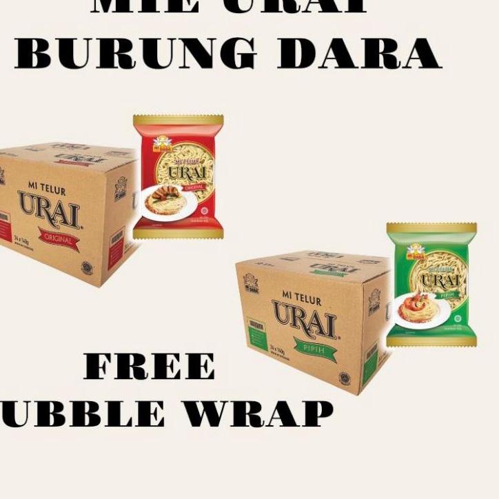 

➽ Mi Urai Original Dus (24 pcs) - Mie telur urai karton ➷