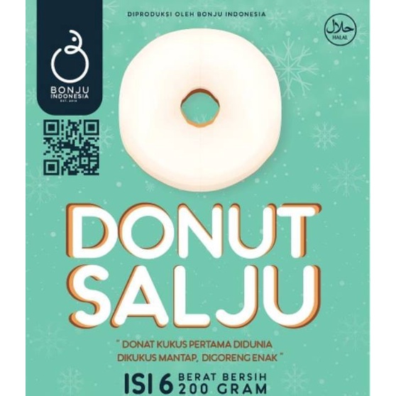 Donat Salju Bonju [isi 6pcs - 200gr]