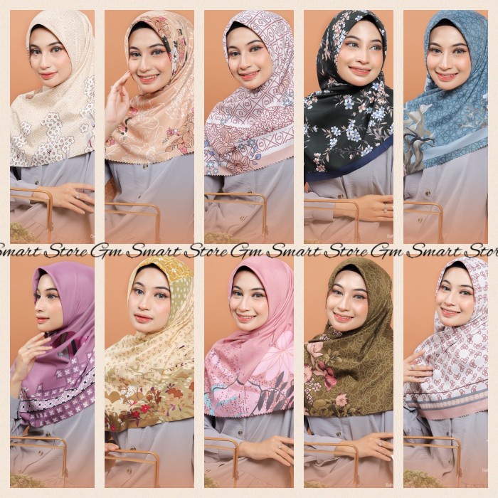 elzata hijab hijab segi empat Terbaru Kerudung UMAMA VOAL Motif Segi Empat Hijab Jilbab C7C8