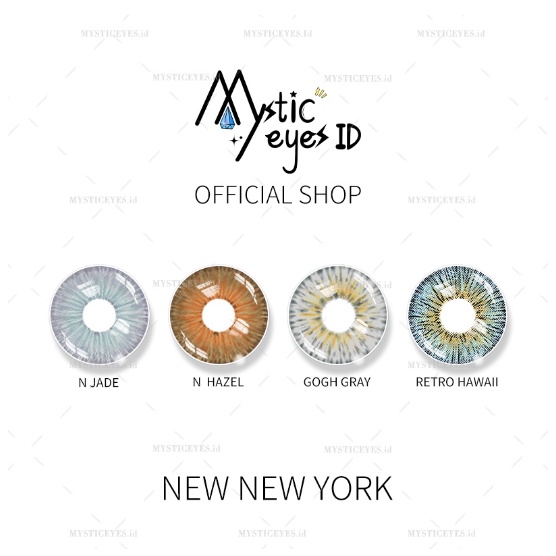 MYSTIC EYES New York Normal Eyes Series 14,2mm Soflens - Soflen Mata Anti Kering