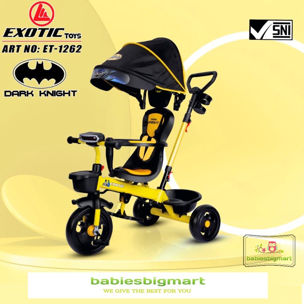 BIG SALE SEPEDA ANAK RODA TIGA 3 TRICYCLE EXOTIC ET 1263 , ET 1262 , ET 1267 , ET 1268 , ET 1269 , E
