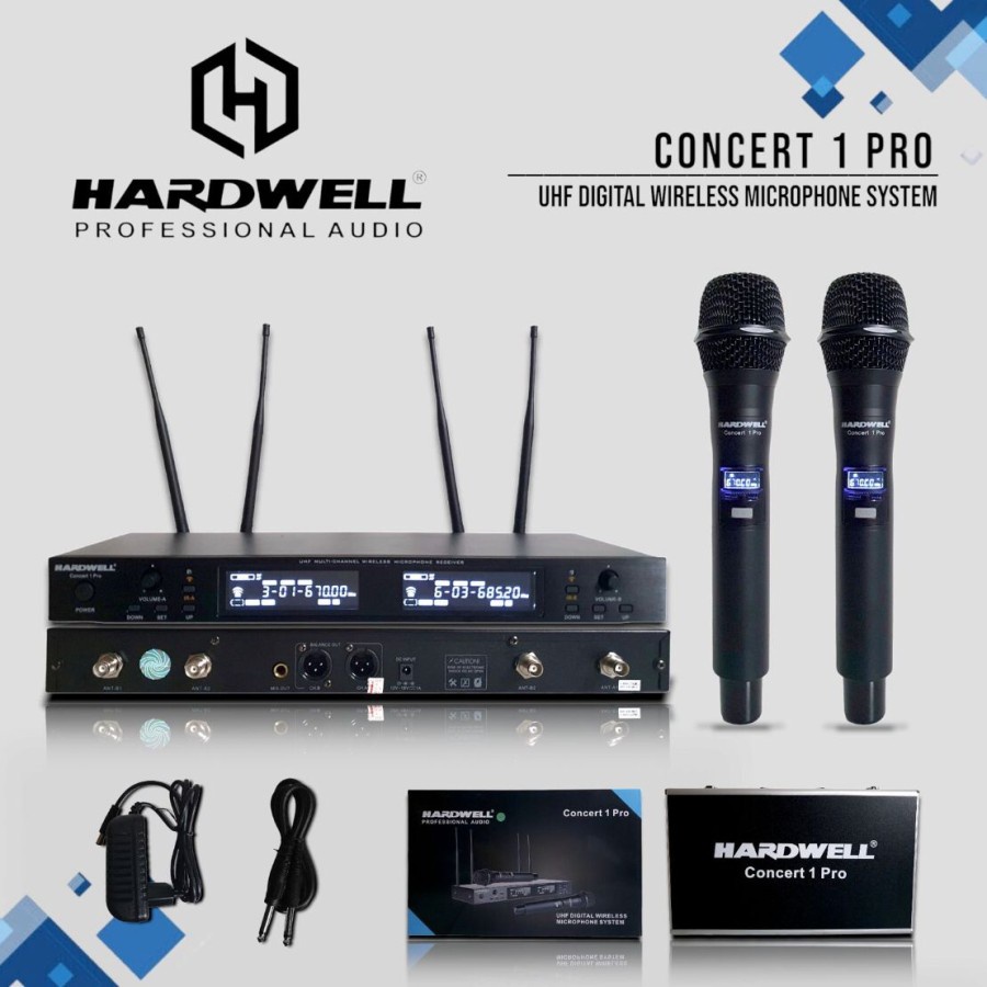 Mic Wireless HARDWELL CONCERT-1 Pro / Mikrofon Hardwell Original