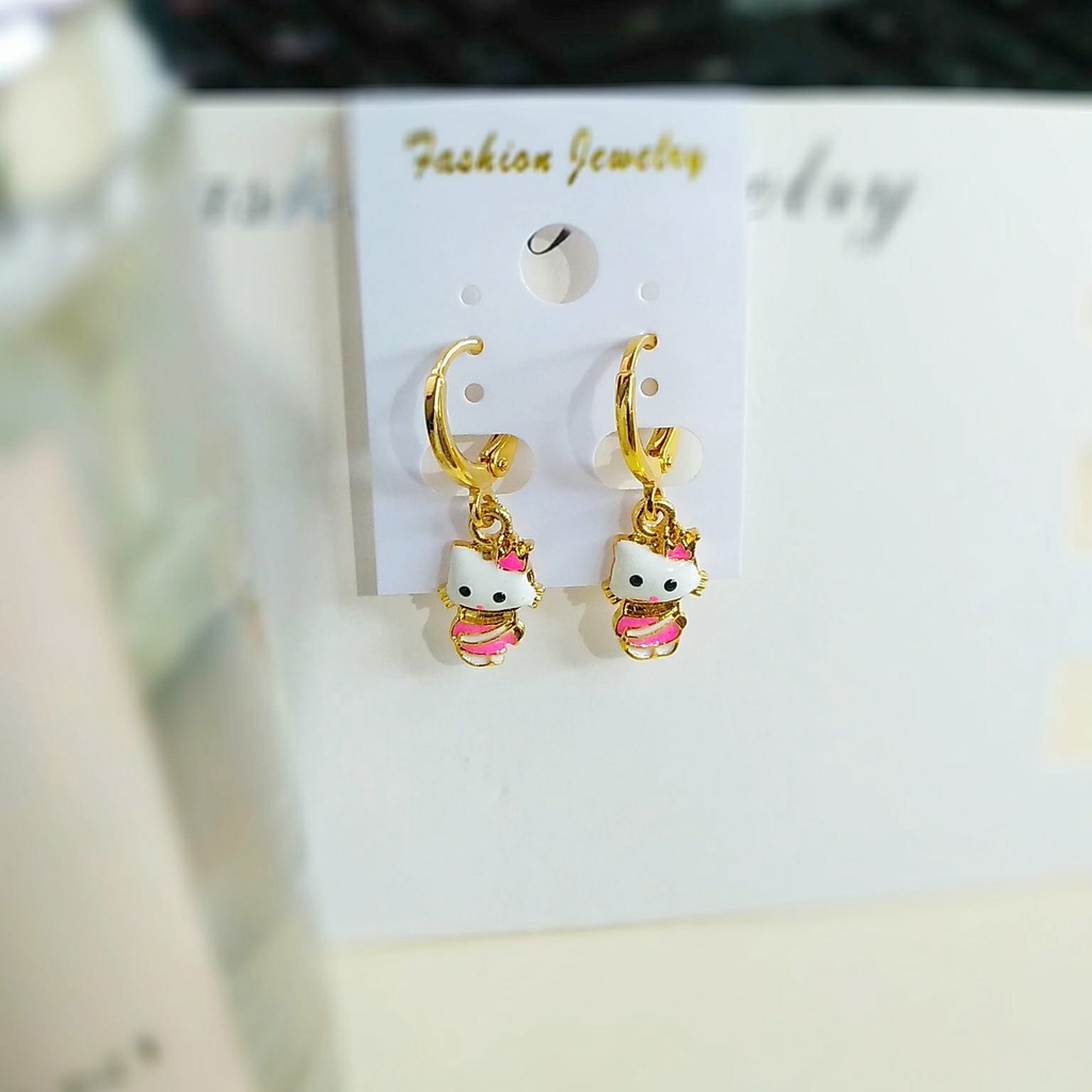 AV422 Grosir Anting Anak Karkter Anting Xuping Hellokitty