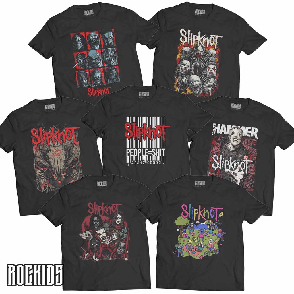 ROCKIDS - SLIPKNOT - TSHIRT - TEES - KIDSWEAR - KAOS BAND - KAOS BAND SLIPKNOT - KAOS SLIPKNOT - TSH