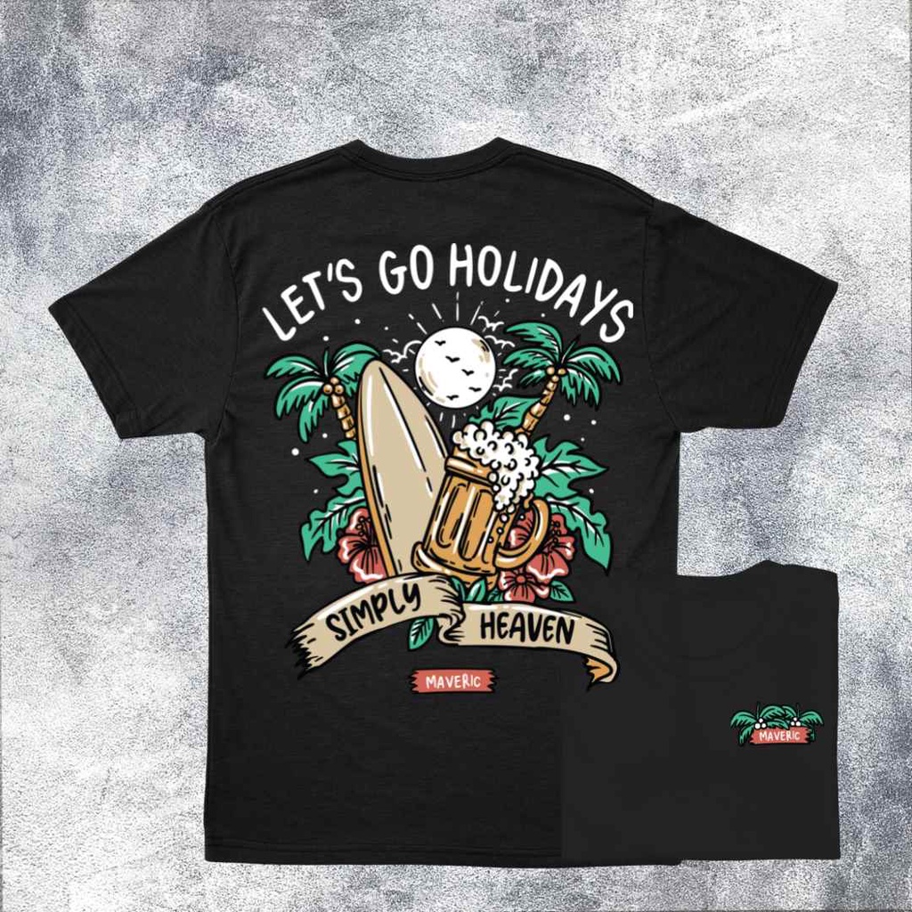 Kaos Distro Original Maveric Tema Holidays