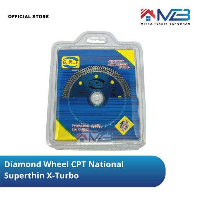 Diamond Wheel CPT National Superthin X-Turbo Pisau Potong Granit