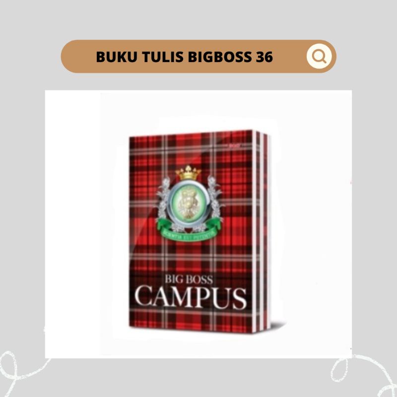 

BUKU TULIS BIGBOSS 36 LEMBAR