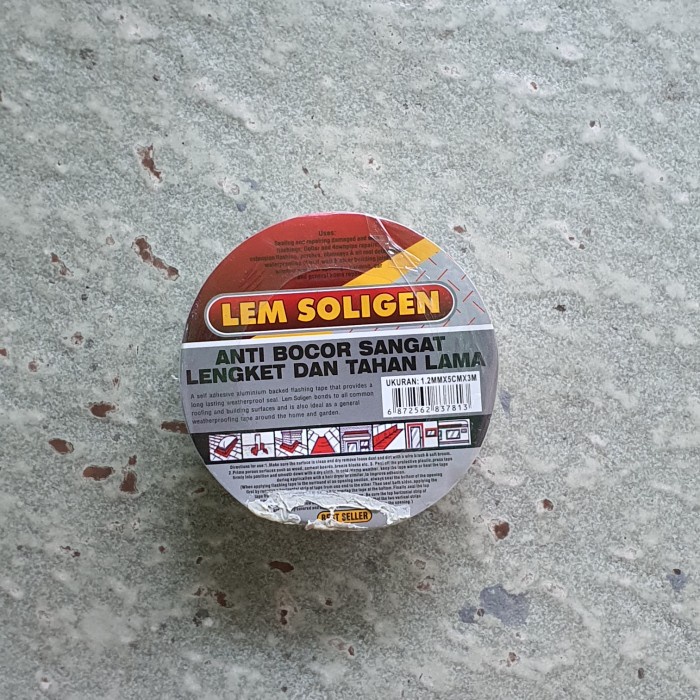 *#*#*#] Lem seng Talang Atap Asbes SOLIGEN 3 Meter / Lem Anti bocor