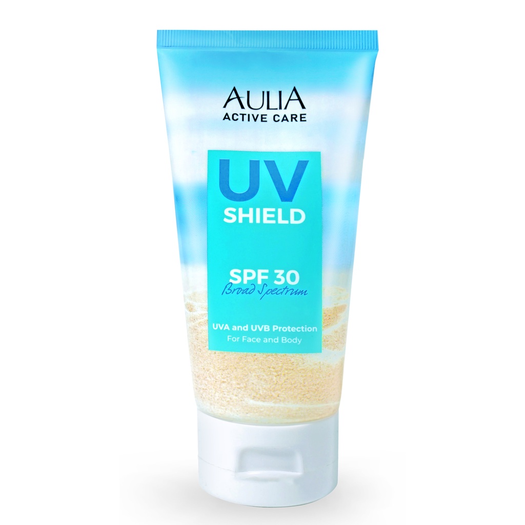 (RM) AULIA SUNSCREEN ACTIVE CARE UV SHIELD SPF 30 BROAD SPECTRUM / SUNSCREEN WAJAH DAN BADAN AULIA