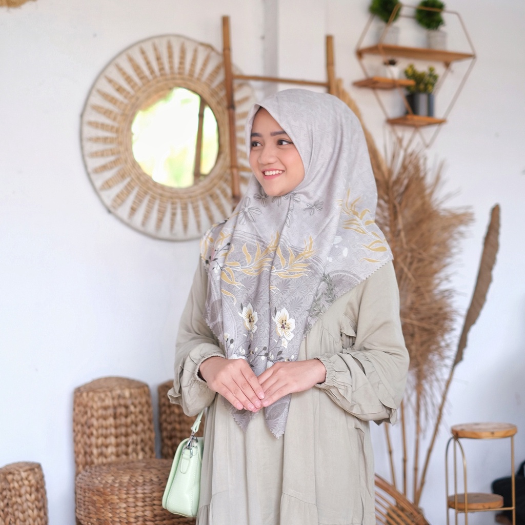 Zakiah Hijab - Gamis Muslimah Premium Tusk Green