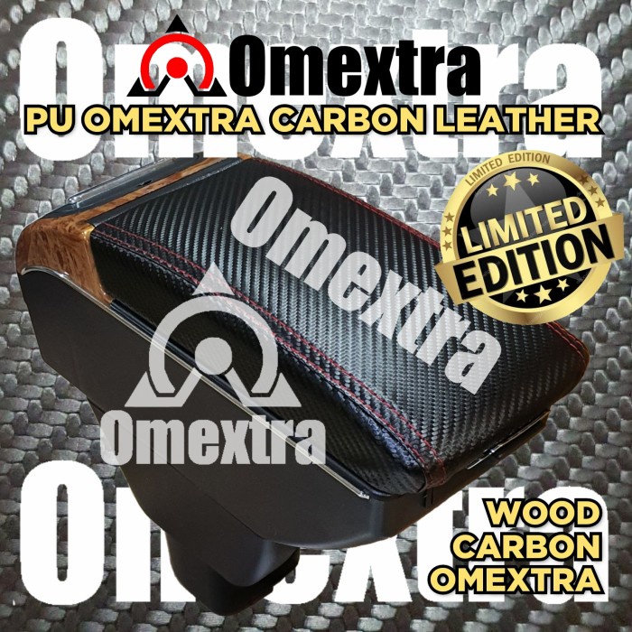 Omextra Armrest Vios Gen1&Gen3 Console Box Vios th 03-07 & 2013 keatas