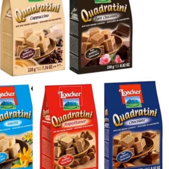 

➲ Loaker Loacker Quadratini 250gr 250 gram ۞