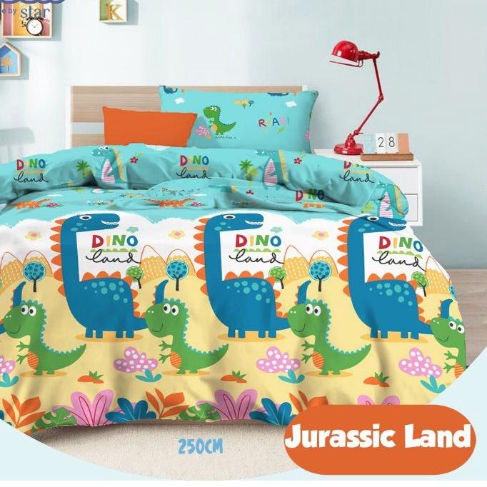 ❄ Sprei star motif COW sapi Dino lucu unik produsen sprei Anti Geser ☂
