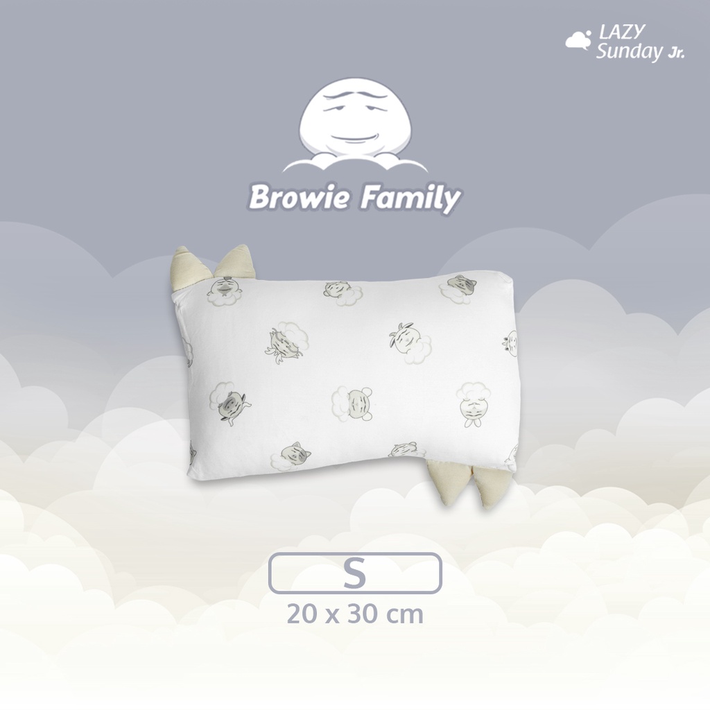 Bantal Guling Bayi / Baby Hug Pillow - Browie Family - LAZY Sunday Jr.