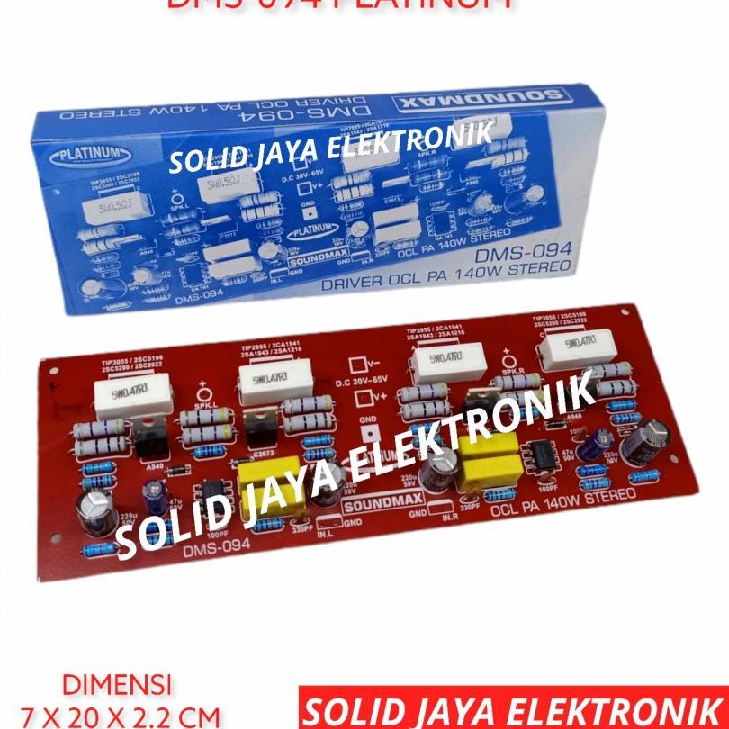 ✽ KIT DRIVER POWER AMPLIFIER AMPLI OCL STEREO 140W - 1000W DRIVER KIT OCL STEREO DMS-094 DMS094 DMS 