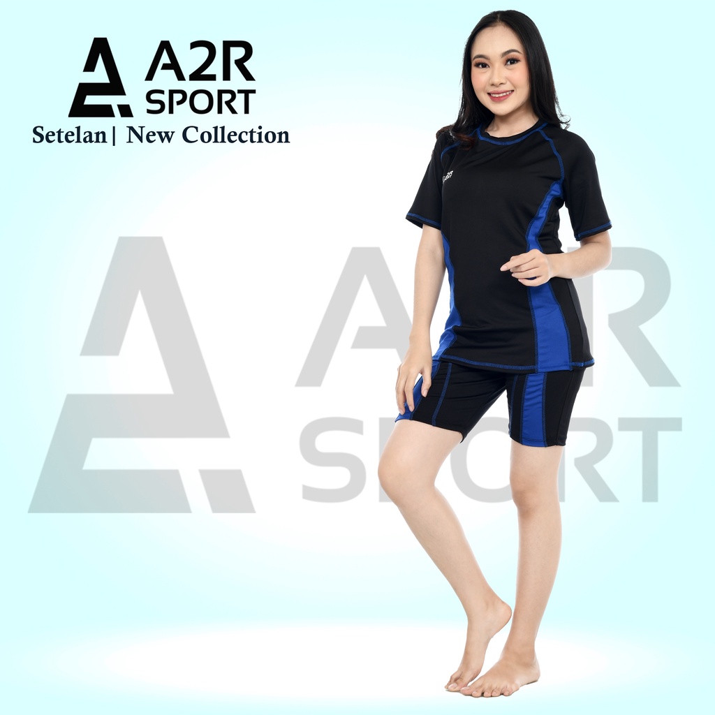 A2R Sport - Setelan dewasa Baju renang lengan pendek