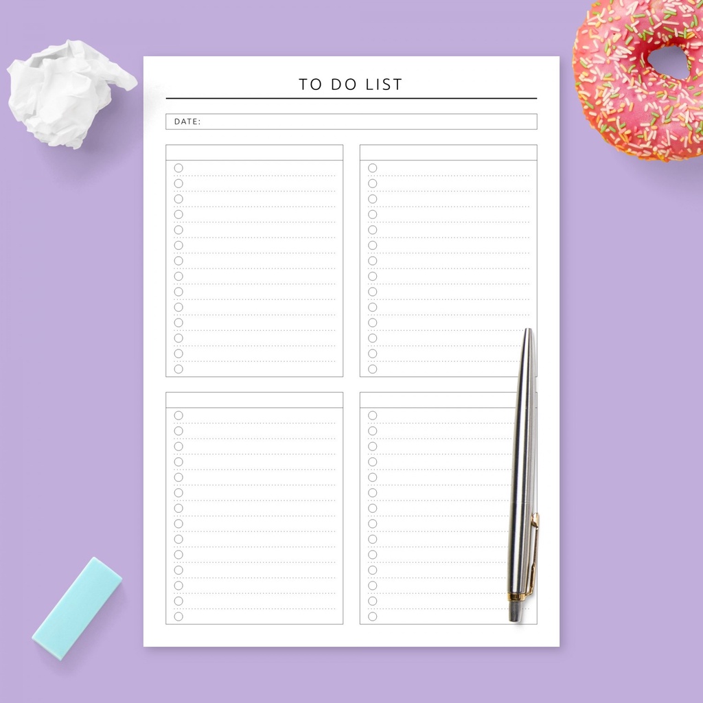

[DOKI] 10 Lembar Habit Tracker Binder Planner/ To Do list/ Daily Planner/ Weekly Planner - TDL035