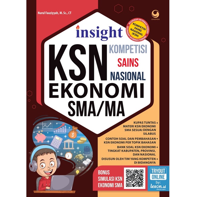 INSIGHT KSN BIOLOGI FISIKA GEOGRAFI INFORMATIKA  KEBUMIAN KIMIA MATEMATIKA SMA/MA / GRASINDO