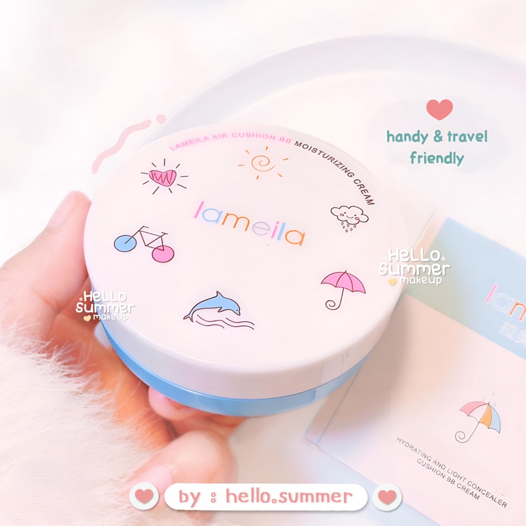 Cloudy BB Air Cushion BB Cushion Payung Foundation Moisturaizing Cream Tahan Lama Tahan Air Silky Finish